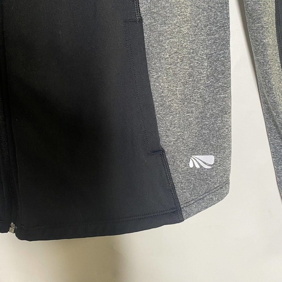 marika women’s full zip lightweight Activewear Jacket size L black Gray - Picture 5 of 11